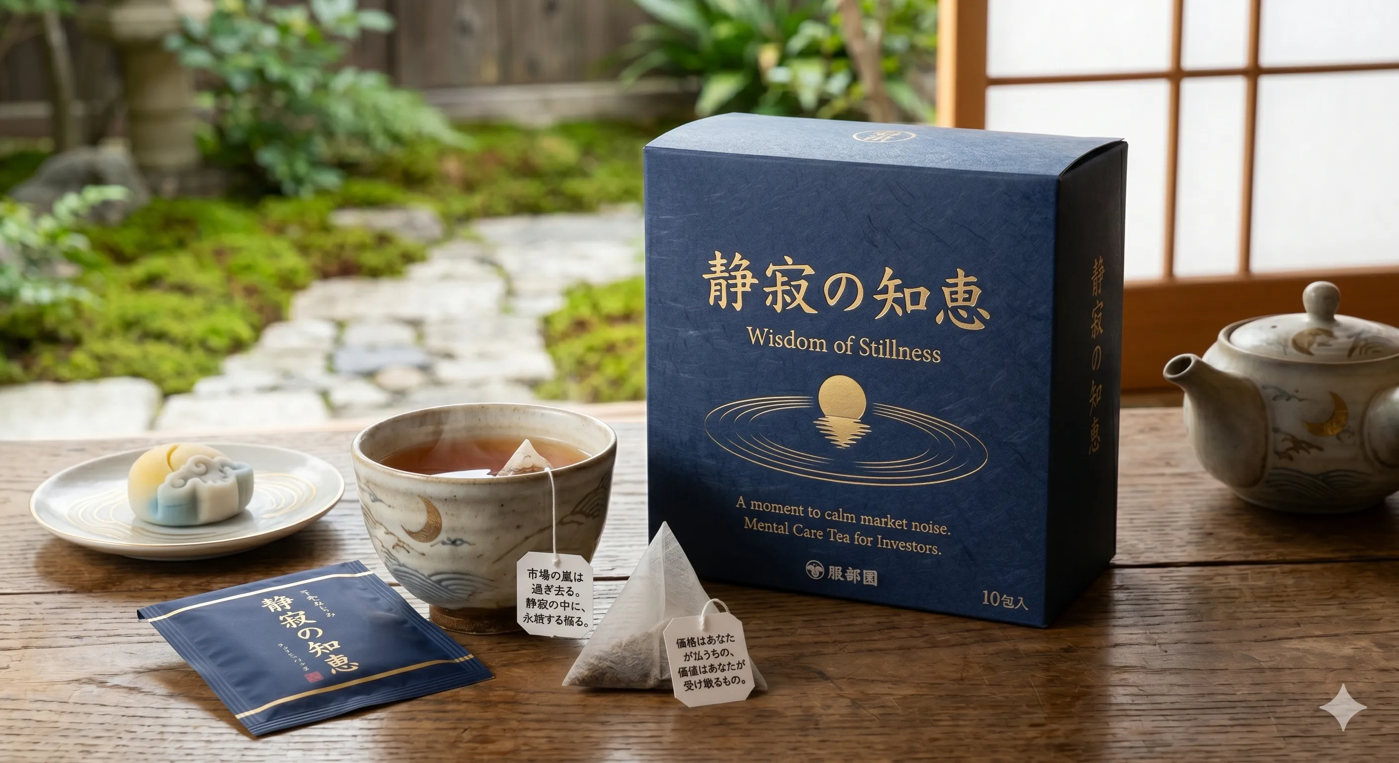 投資家の精神を落ち着かせる賢者の紅茶